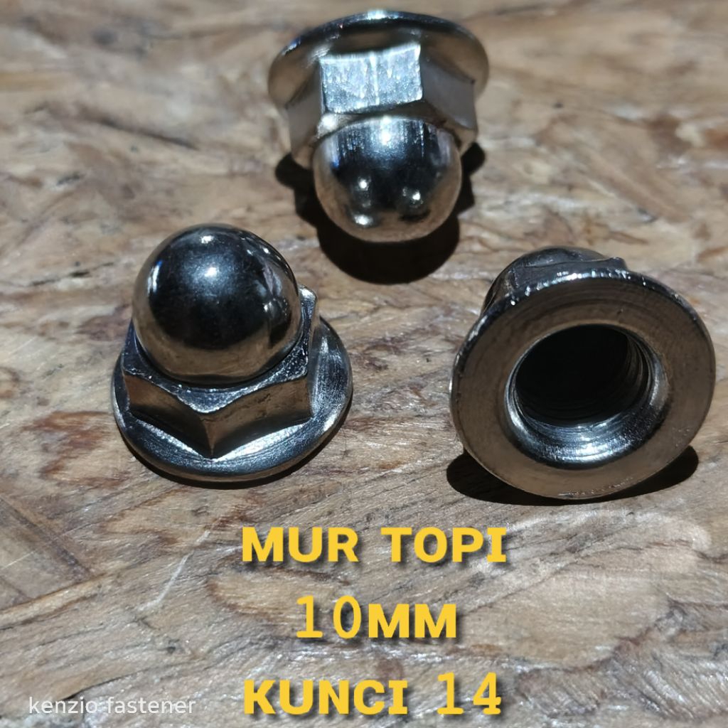 Mur topi 10mm kunci 14