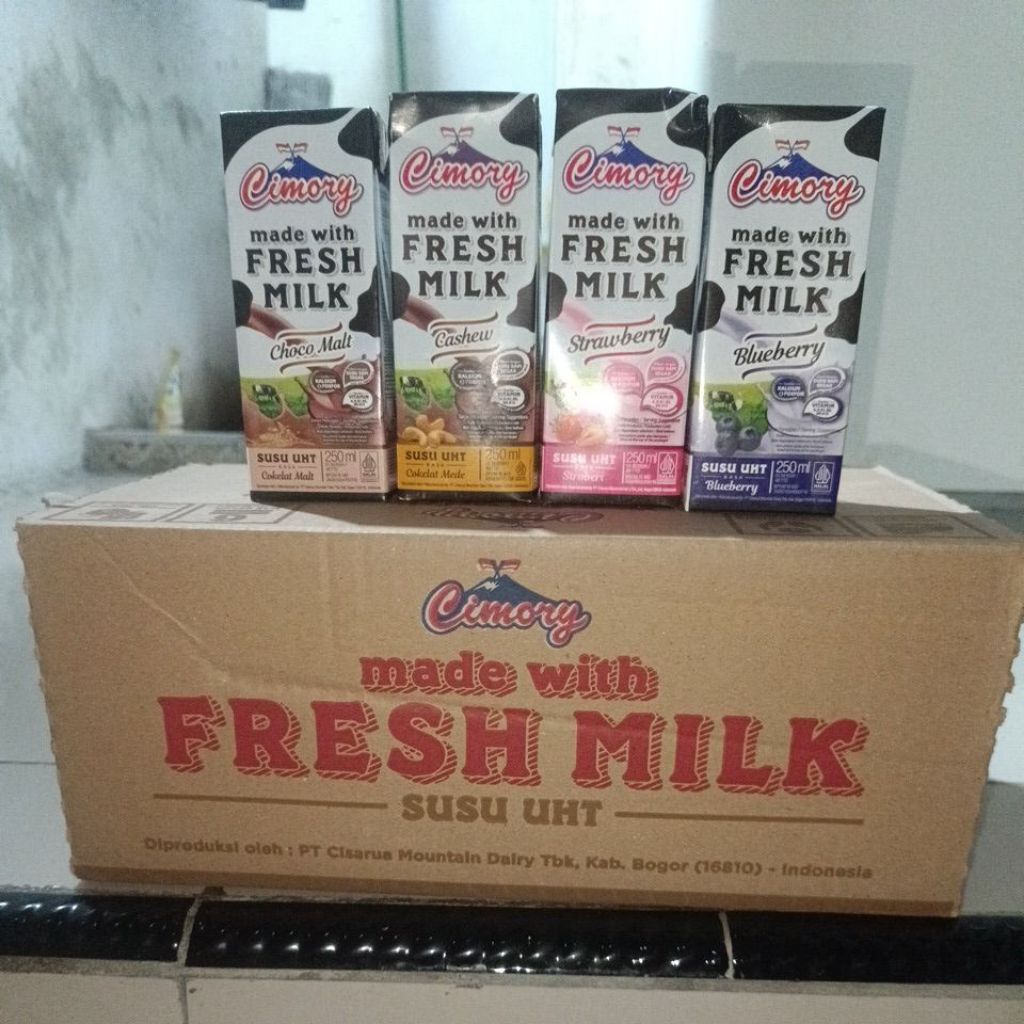 

cimory fresh milk susu uht 250ml 1 karton isi 24pcs