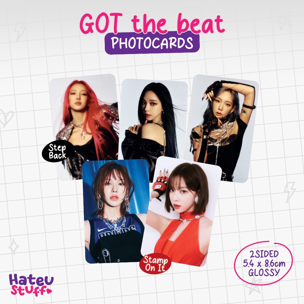 [all-in] GOT The Beat Unofficial Photocard Stamp On It, Step Back