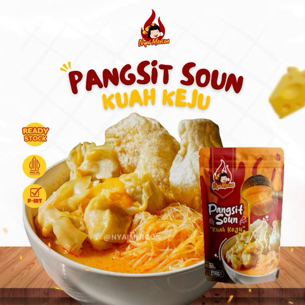 

Pangsit Soun Kuah Keju Nyai Mercon Pekanbaru