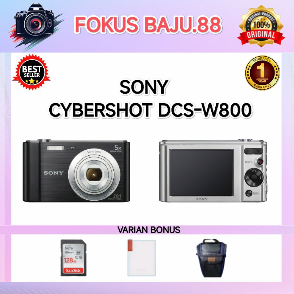 SONY CYBERSHOT DSC-W800 KAMERA DIGITAL / KAMERA SONY DSC-W800 / SONY W800