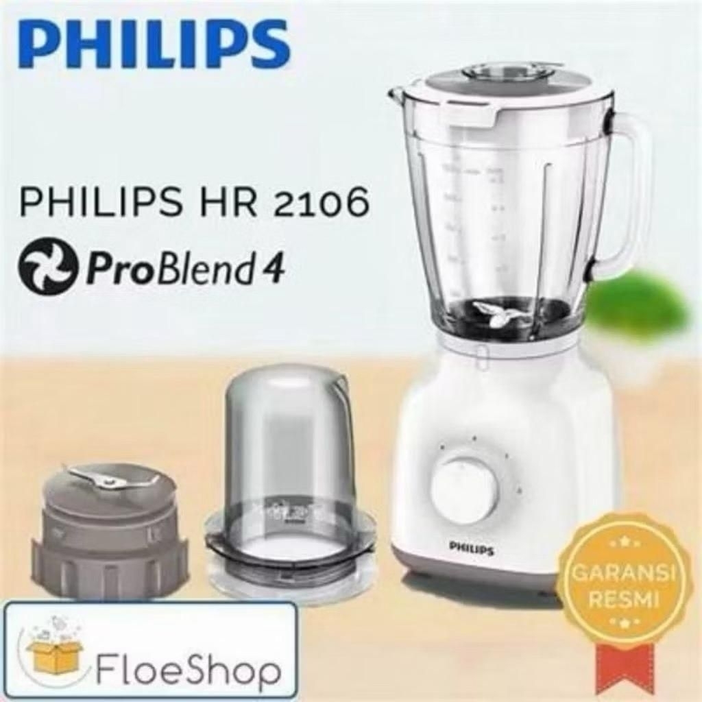 Promo Blender Philips Hr 2106 Plastik.