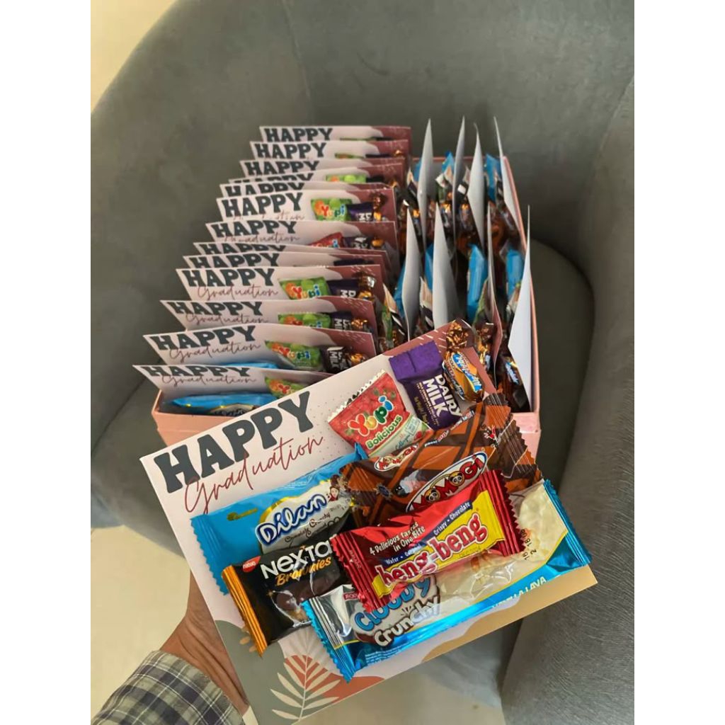 

Mini Gift snack Gradution, Birthday, dll