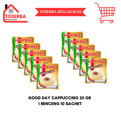 

[READY STOCK] PROMO Good Day Cappucino 25gr (PROMO 7 SACHET)