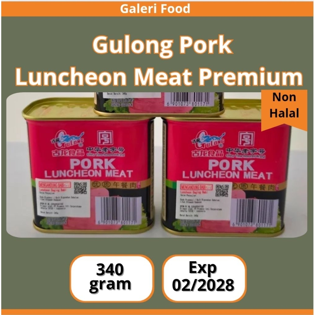 

Gulong Pork Luncheon Meat Premium 340gr