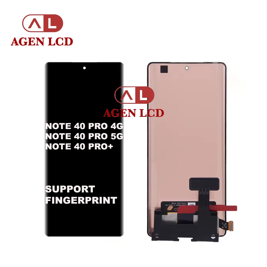 LCD OLED For Infinix Note 40 Pro 4G 5G X6850 X6851 - Note 40 Pro Plus OLED - SUPPORT FINGERPRINT
