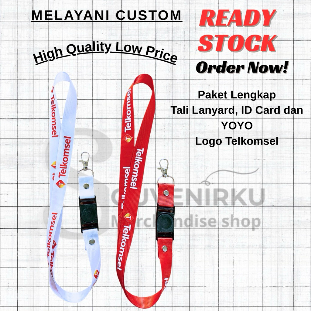 

Tali Lanyard Logo Telkomsel