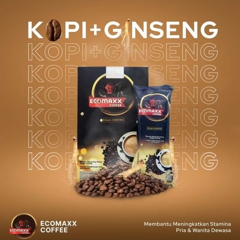 

kopi ecomaxx original 100% kemasan terbaru