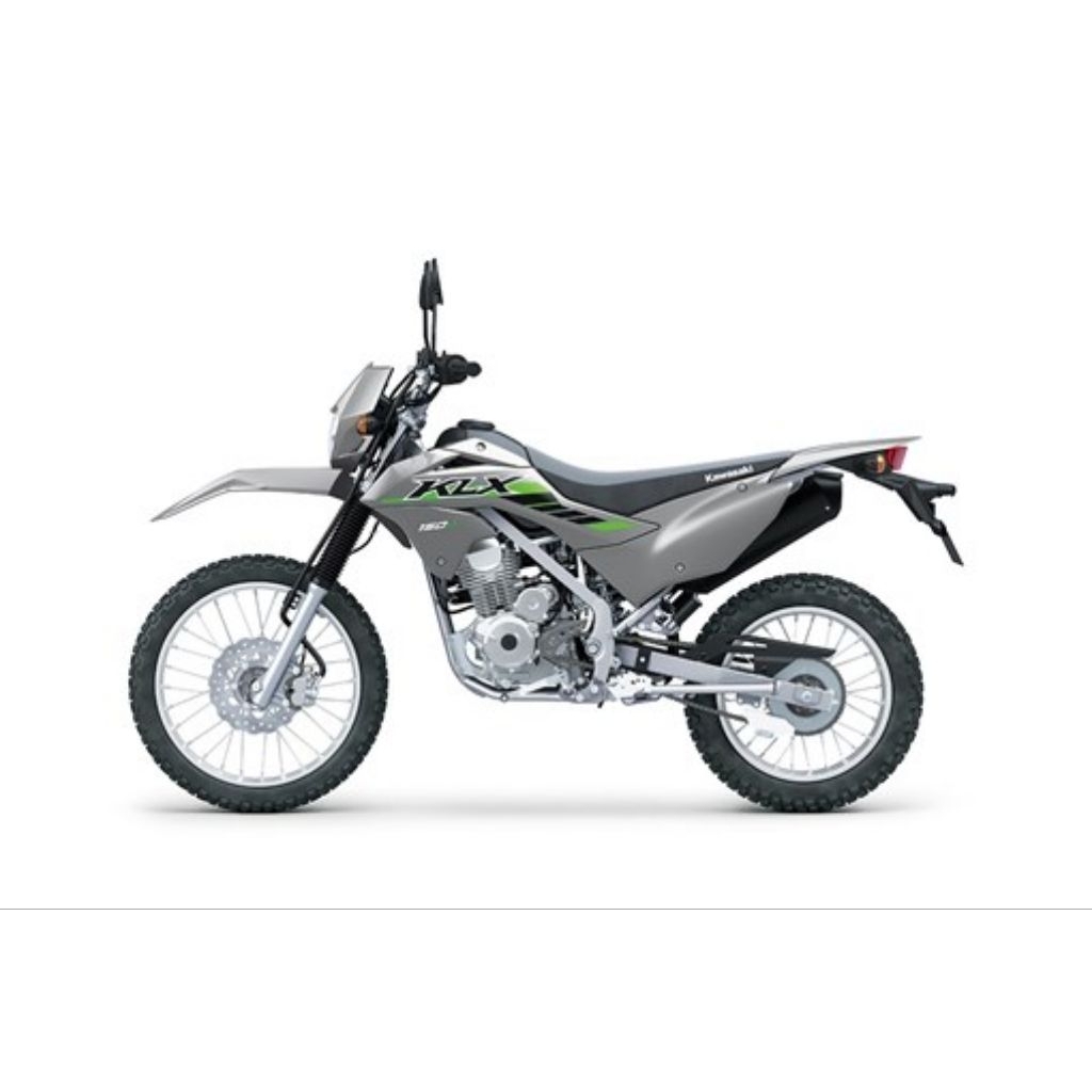 Full body set KLX 150 S SE SM warna grey list/stiker original Kawasaki
