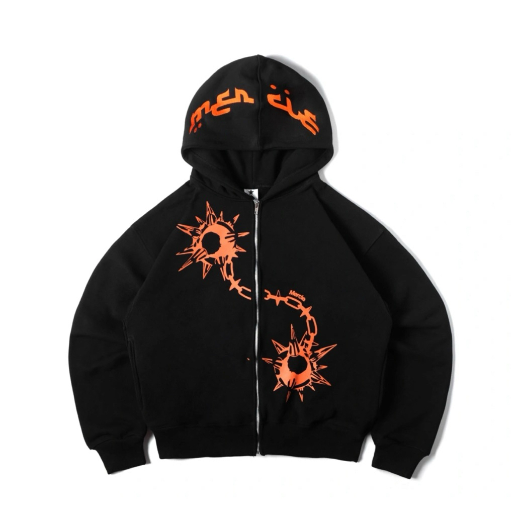 [RARE ITEM] MERCIE STUDIO - ZIP HOODIE CLOCK