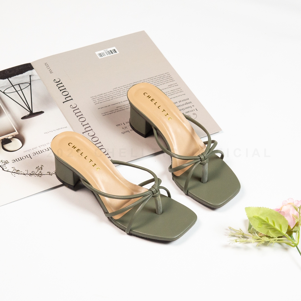 Sandal/Sepatu heels Hak Tahu Chungky Tali Jepit Wanita/Sendal Pesta Perempuan Hak Tinggi/Sepatu hill