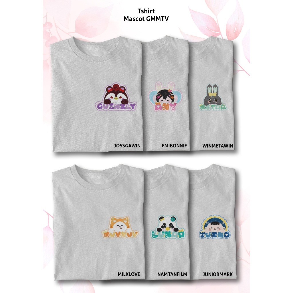 Pretty Savage- kaos mascot GMMTV 2 Guinzly/ any/ metaa/ muvmuv/ lunar/ jummo