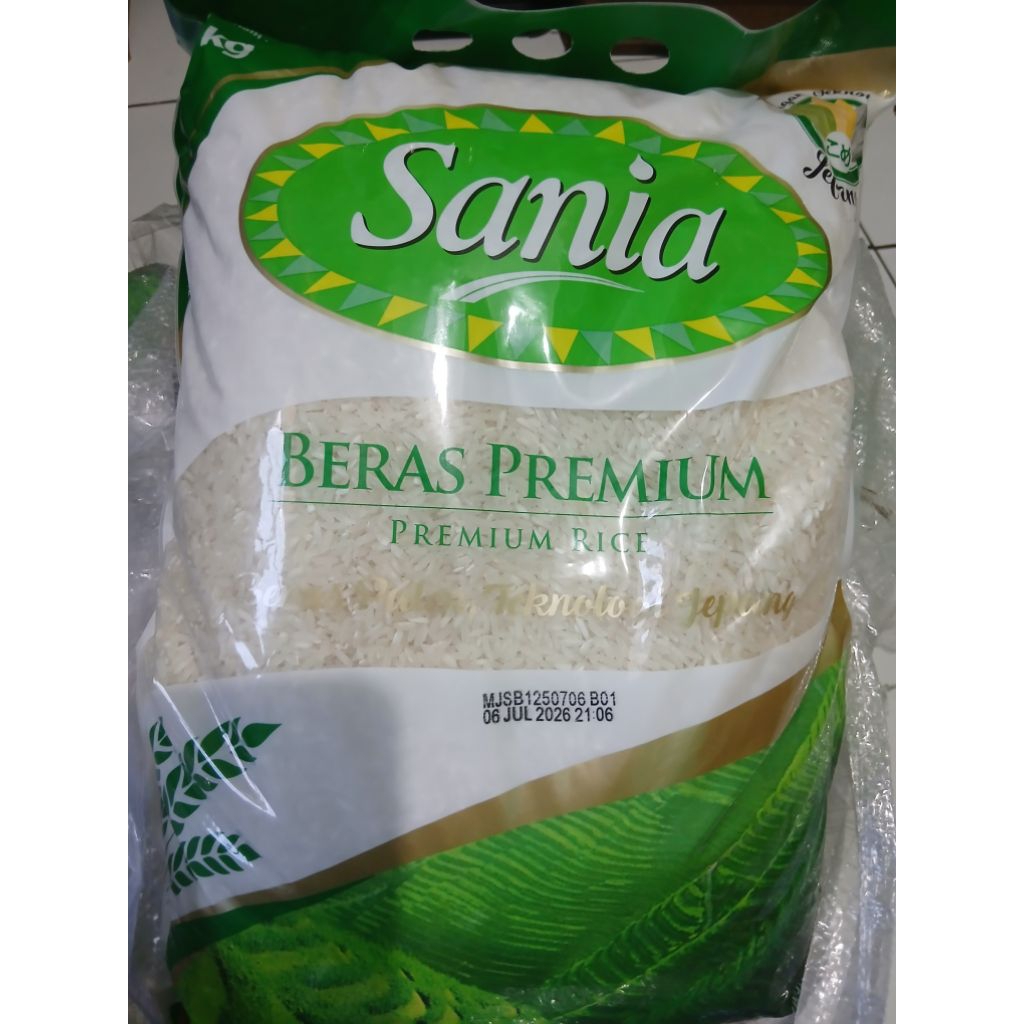 

[ LANGSUNG KIRIM ] Beras Sania 5kg Premium
