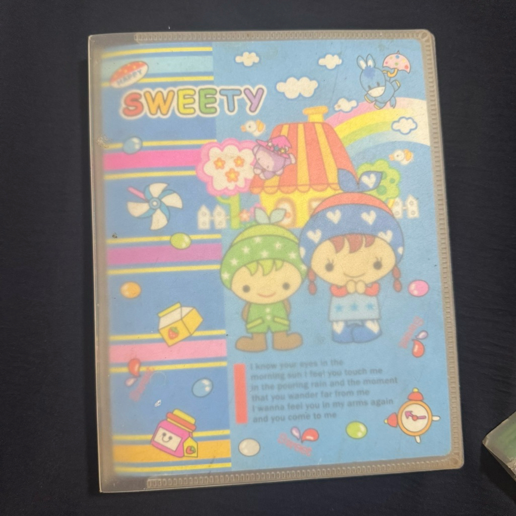 [ ready stock ] BINDER NOTE A5 Aesthetic vibes Map Girls Y2K Friends Bear Sweety 20 rings second pre