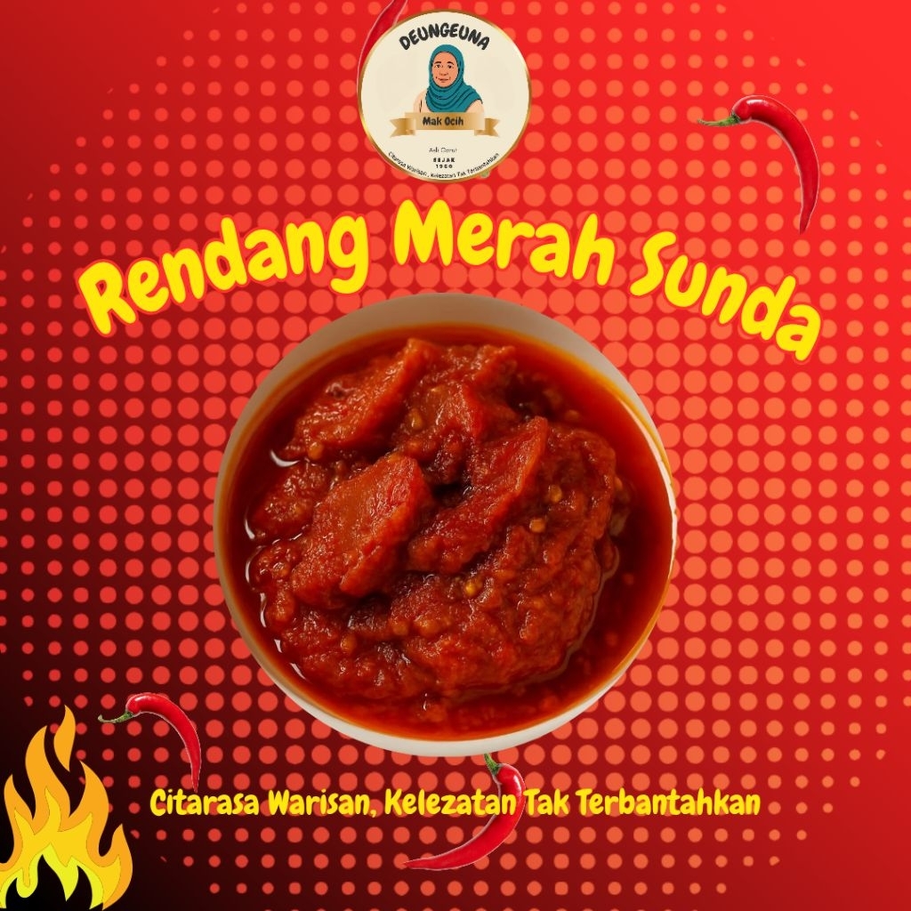 

Rendang Merah Sunda-Deungeuna Mak Ocih-Asli Garut