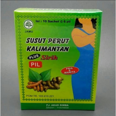 PIL SUSUT PERUT KALIMANTAN: Jamu Original untuk Pelangsing Perut Buncit Wanita AMPUH BPOM