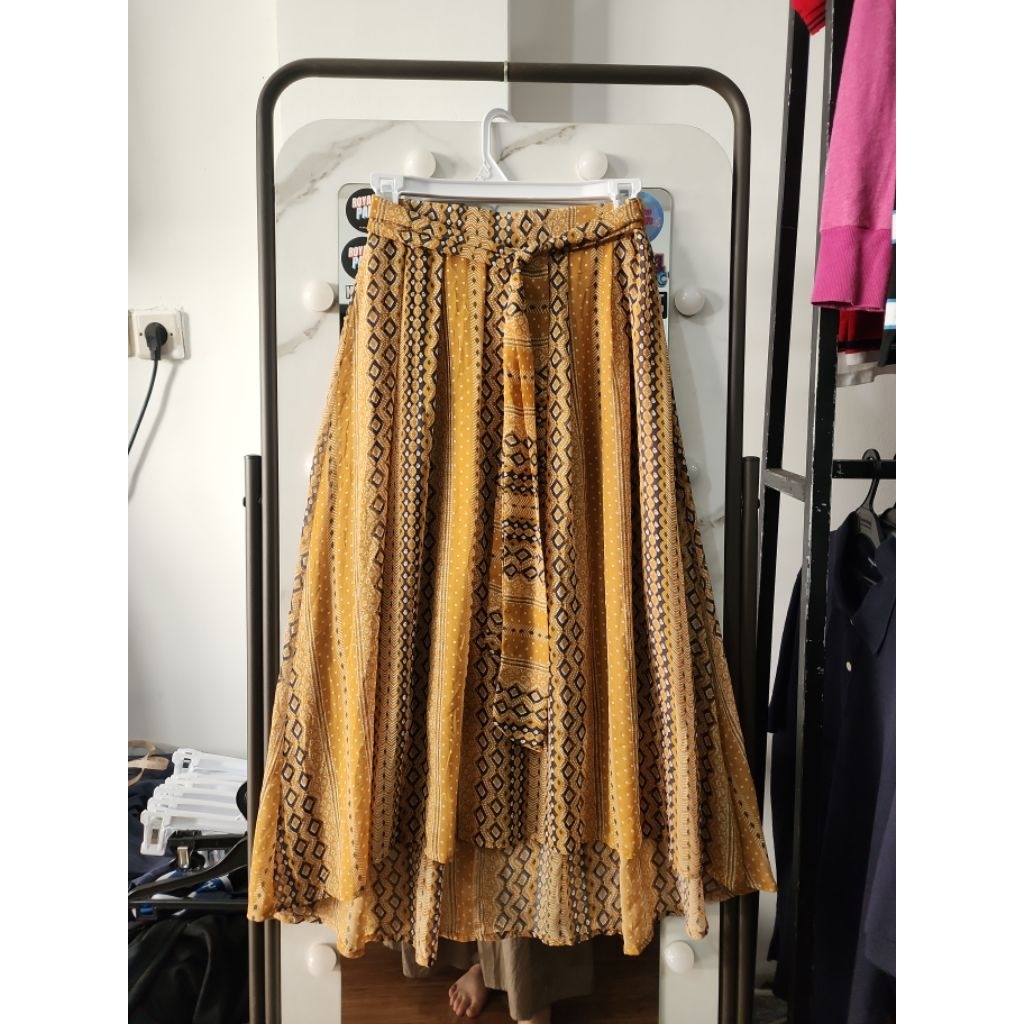 Rok Motif Vintage Etnik Tribal Boho Bohemian Batik Coquette Fairycore Brand Spray Premium Japan Kawa