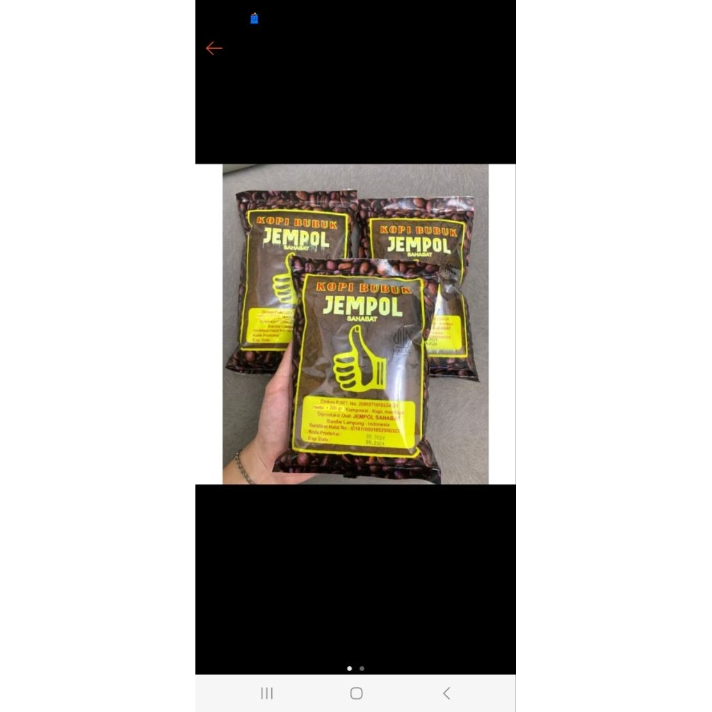 

Kopi bubuk asli Lampung