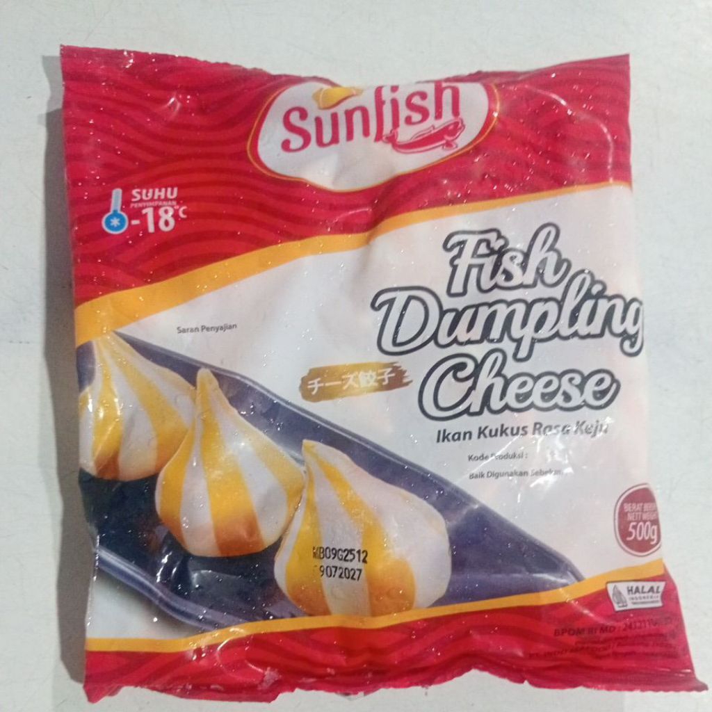 

SUNFISH DUMPLING CHEESE 500GR