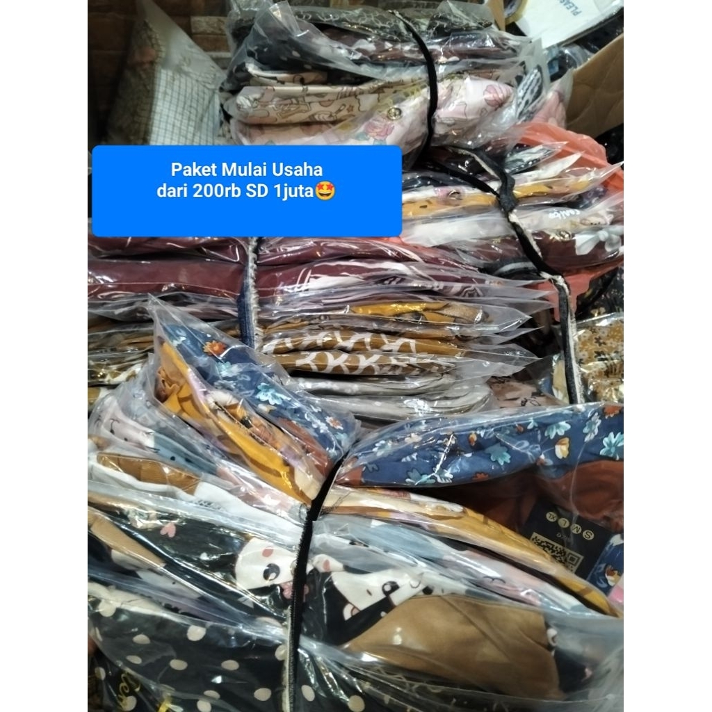 paket Mulai Usaha Daster rayon premium