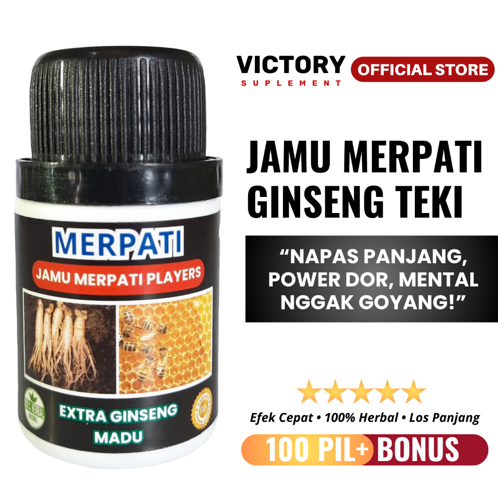 Giltbite_ Jamu Merpati Kolong Los Dor Ginseng Teki Herbal Tenaga Kuat Ampuh Isi 100 Pil