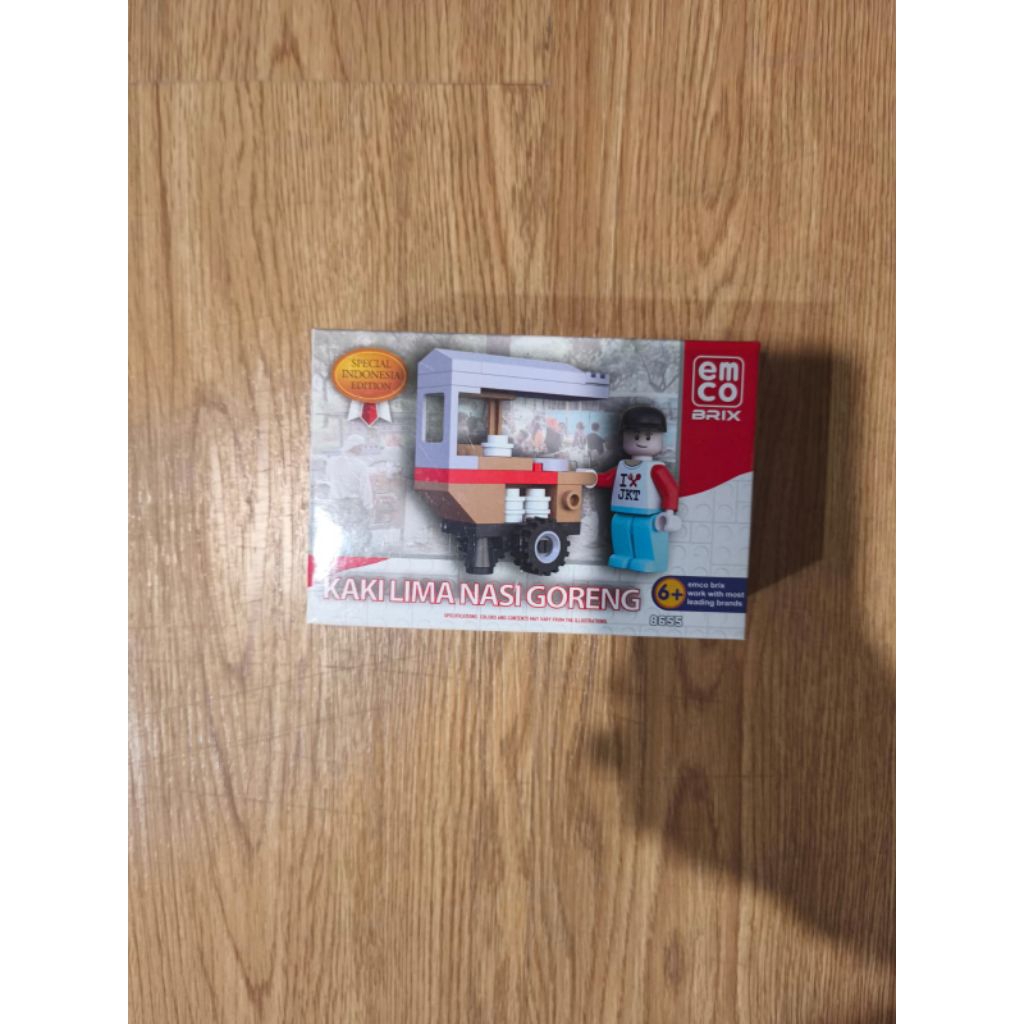 Lego Emco Seri Indonesia Special Kaki Lima Nasi Goreng