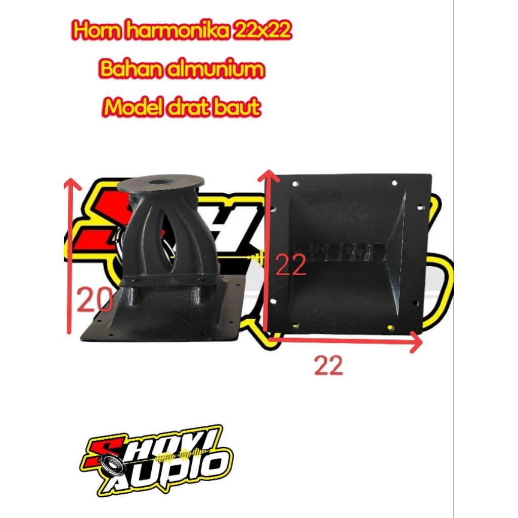 horn harmonika 22x22,horn harmonika single,horn harmonika,horn tweeter besi,horn