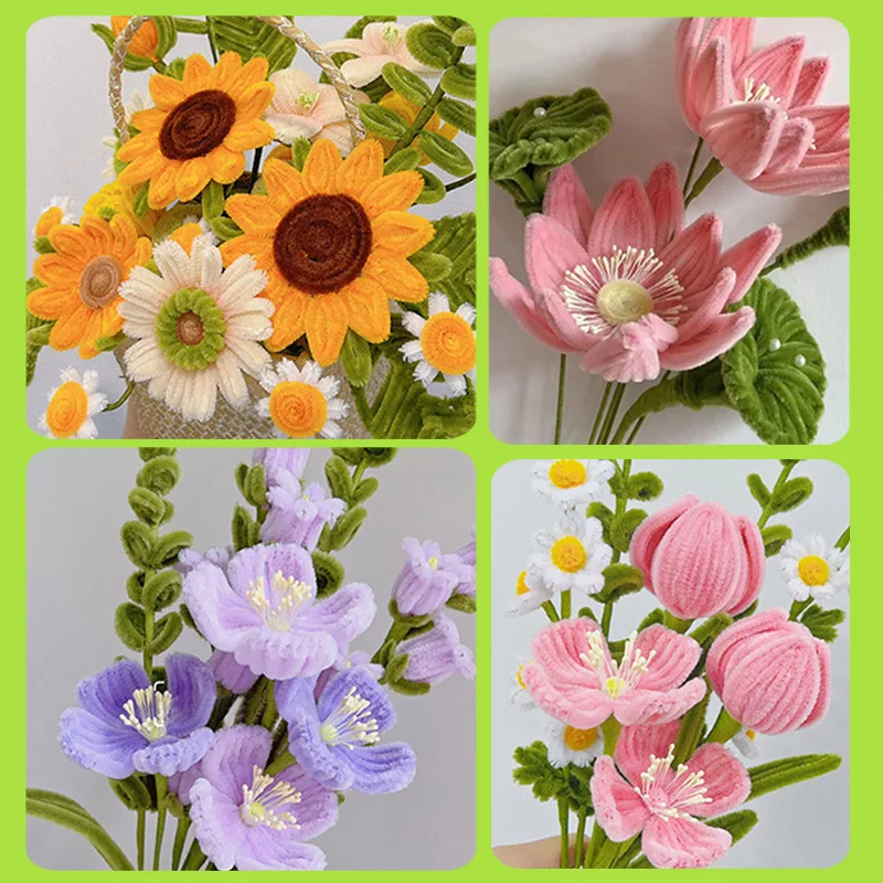 

[Whispers] 100Pcs Kawat Bulu Mix Pastel Rainbow - Floral Tape & Craft Supplies for DIY, Kids Craft,