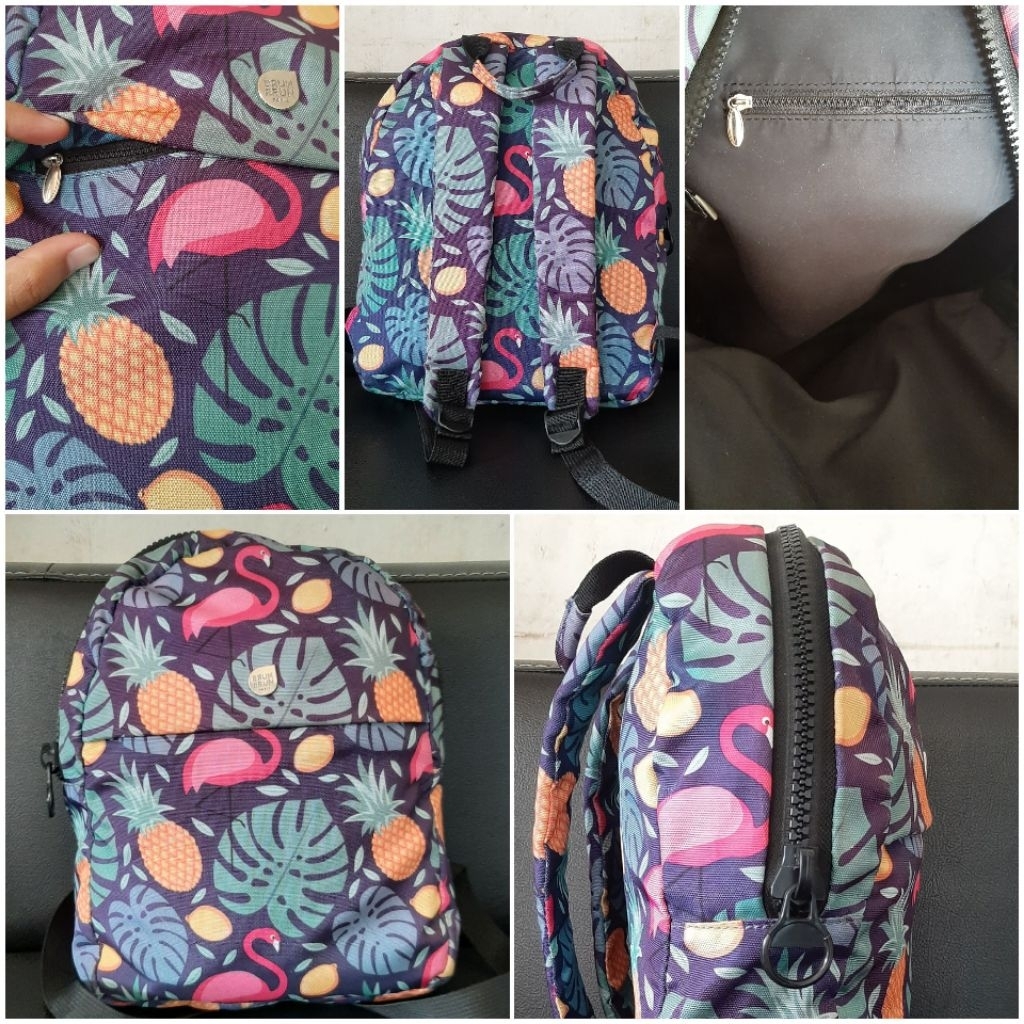[PRELOVED] Tas Ransel Flamy BrunBrun Paris / Tas Ransel Wanita / BrunBrun Paris