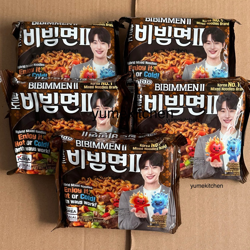 

5 Bungkus Ramen Paldo Bibimmen II Mie Korea + 2 Random Photo Card