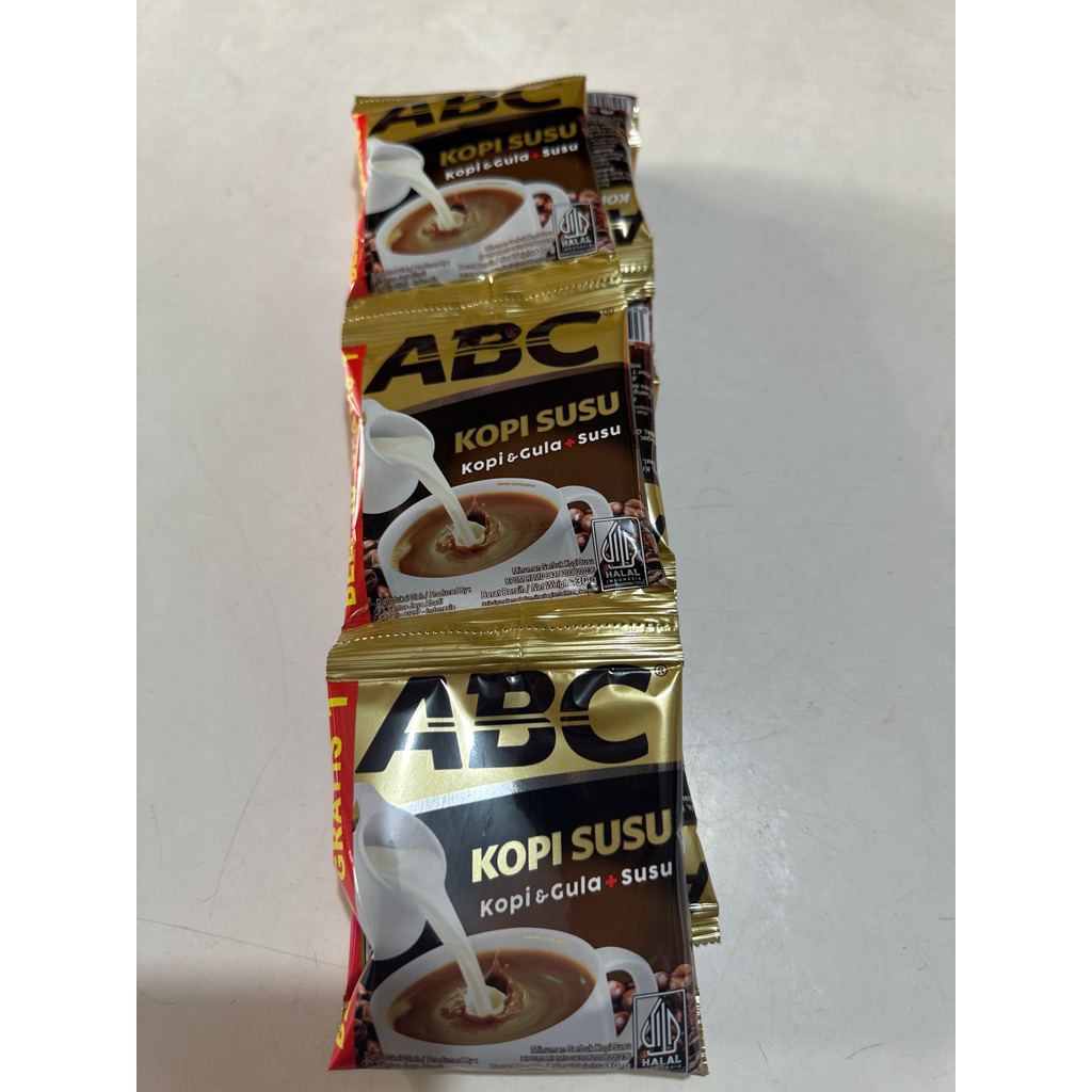 

kopi abc susu 30gr isi 10