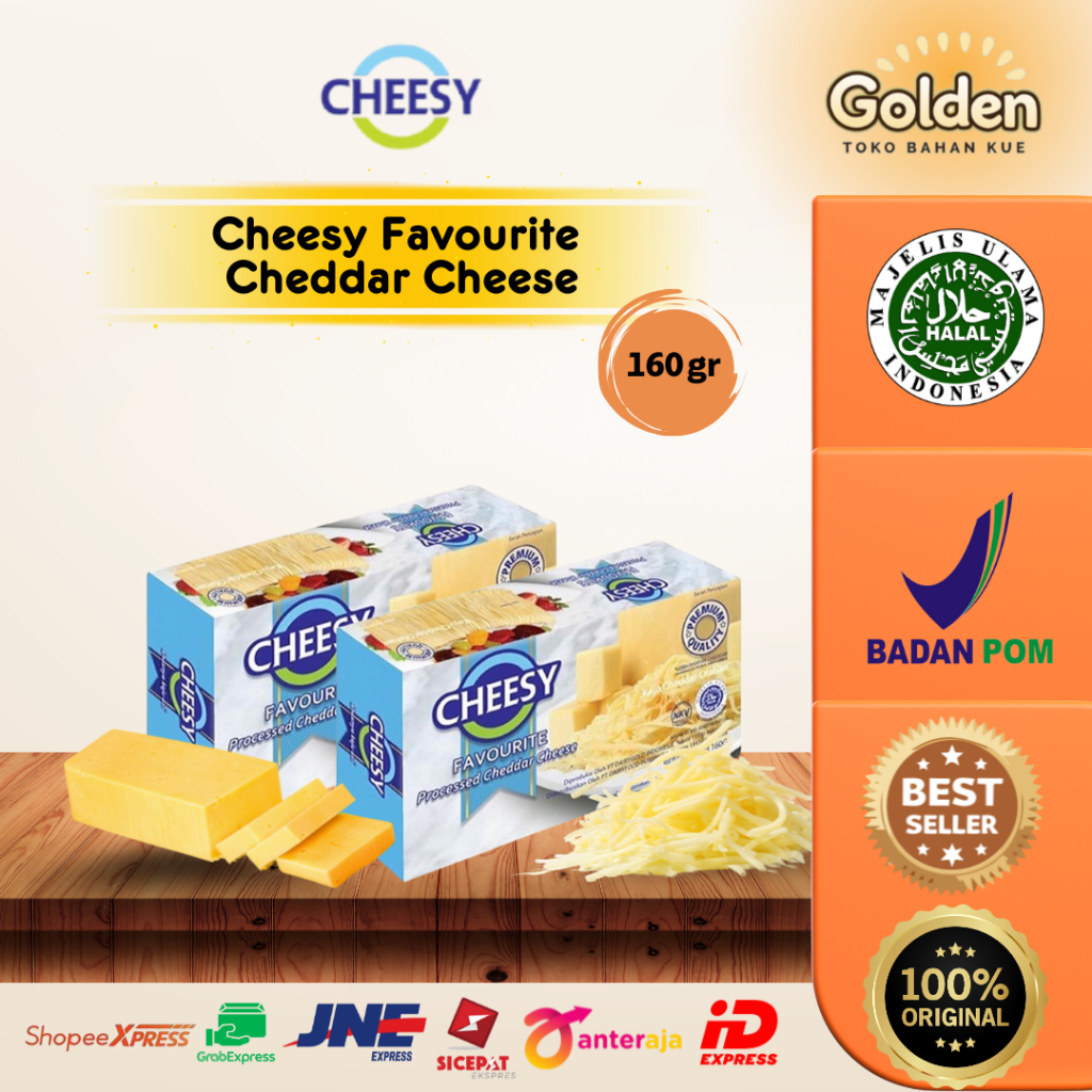 

Cheesy Favourite Cheddar Cheese 160gr