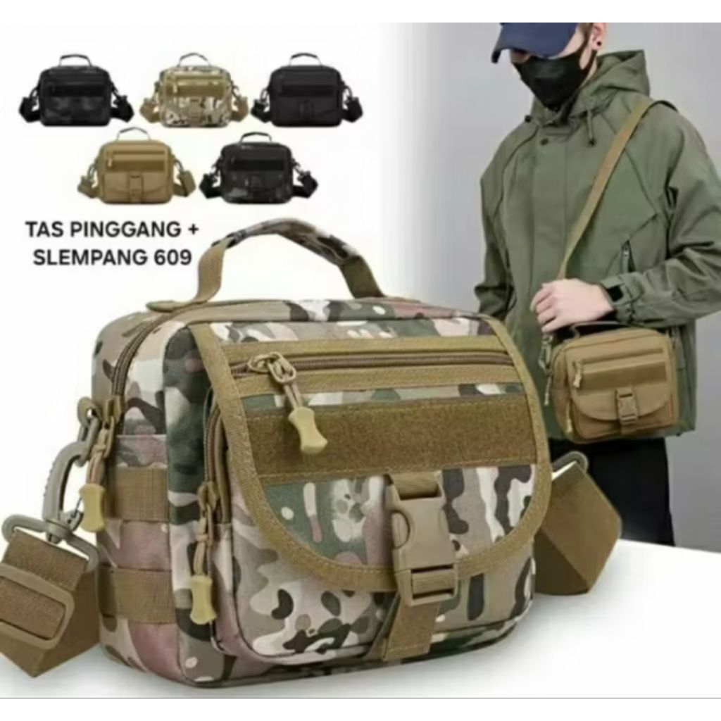 tas selempang pria tas selempang tactical army 609 IS