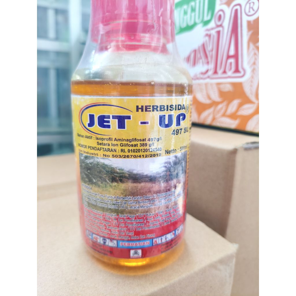 TERMURAH OBAT RUMPUT MATI SAMPAI AKAR JET UP 500ML glifosat