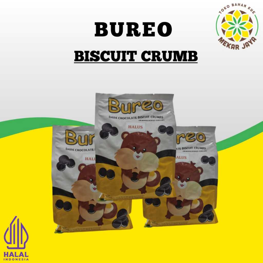 

DARK CHOCOLATE BUREO 1 KG / REMAHAN BISKUIT COKELAT DARK 1KG