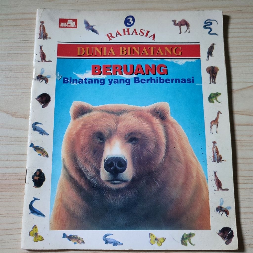 buku preloved anak rahasia dunia binatang beruang binatang yang berhibernasi (1996)