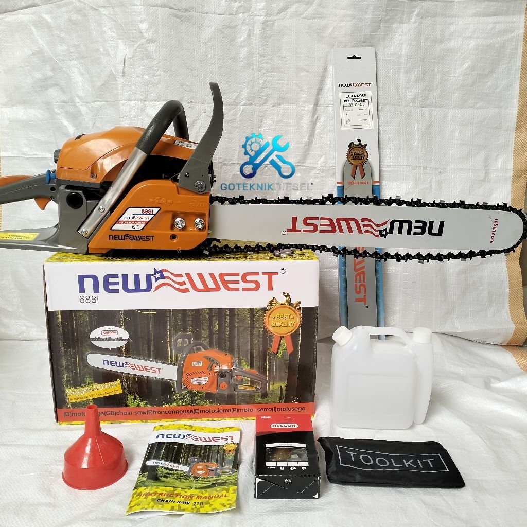 CHAINSAW / SENSO 688i MESIN GERGAJI KAYU BAR 22 NEW WEST ORIGINAL