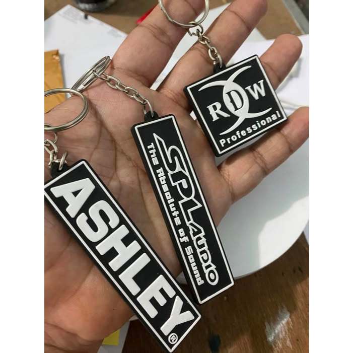 GANTUNGAN KUNCI KARET LOGO ASHLEY SPL RDW GANCI KARET LOGO GANCI CUSTOM