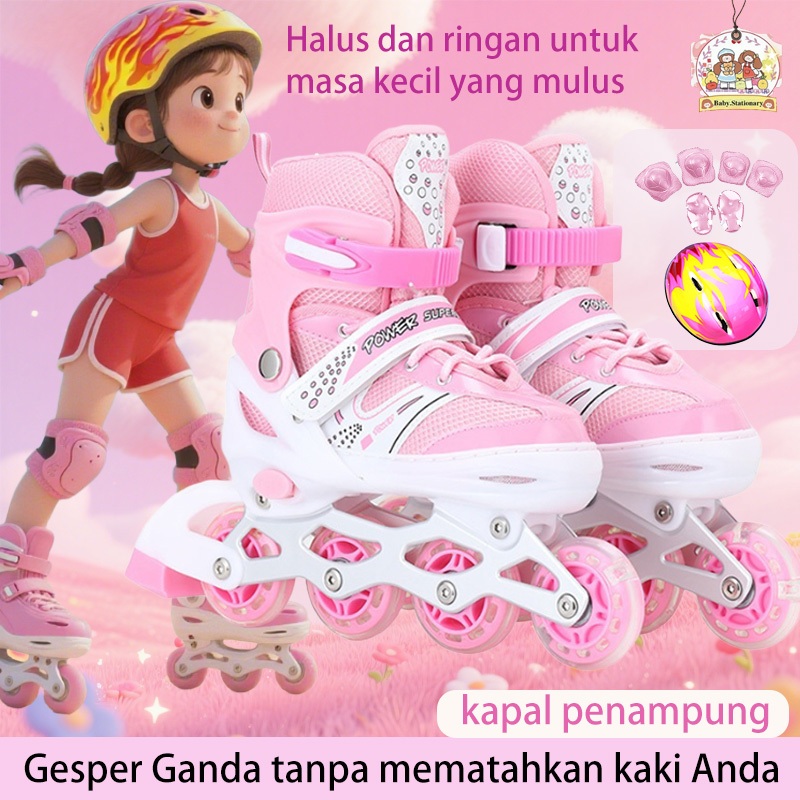 Grosir Sepatu Roda Anak Model Bajaj - Roda 4 Import, Cocok Laki 3 Tahun & Perempuan 5 Tahun