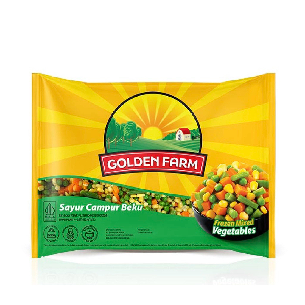 

Golden Farm Mix Vegetable 1kg Sayuran Campur