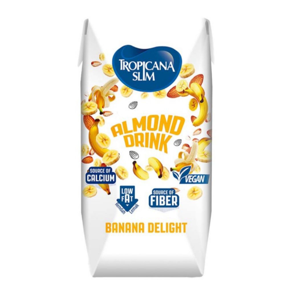 

Tropicana Slim Almond Drink Banana Delight Kotak 190 ml