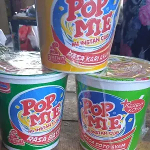 

Pop Mie ( Ada rasa baso, kari Dan soto)