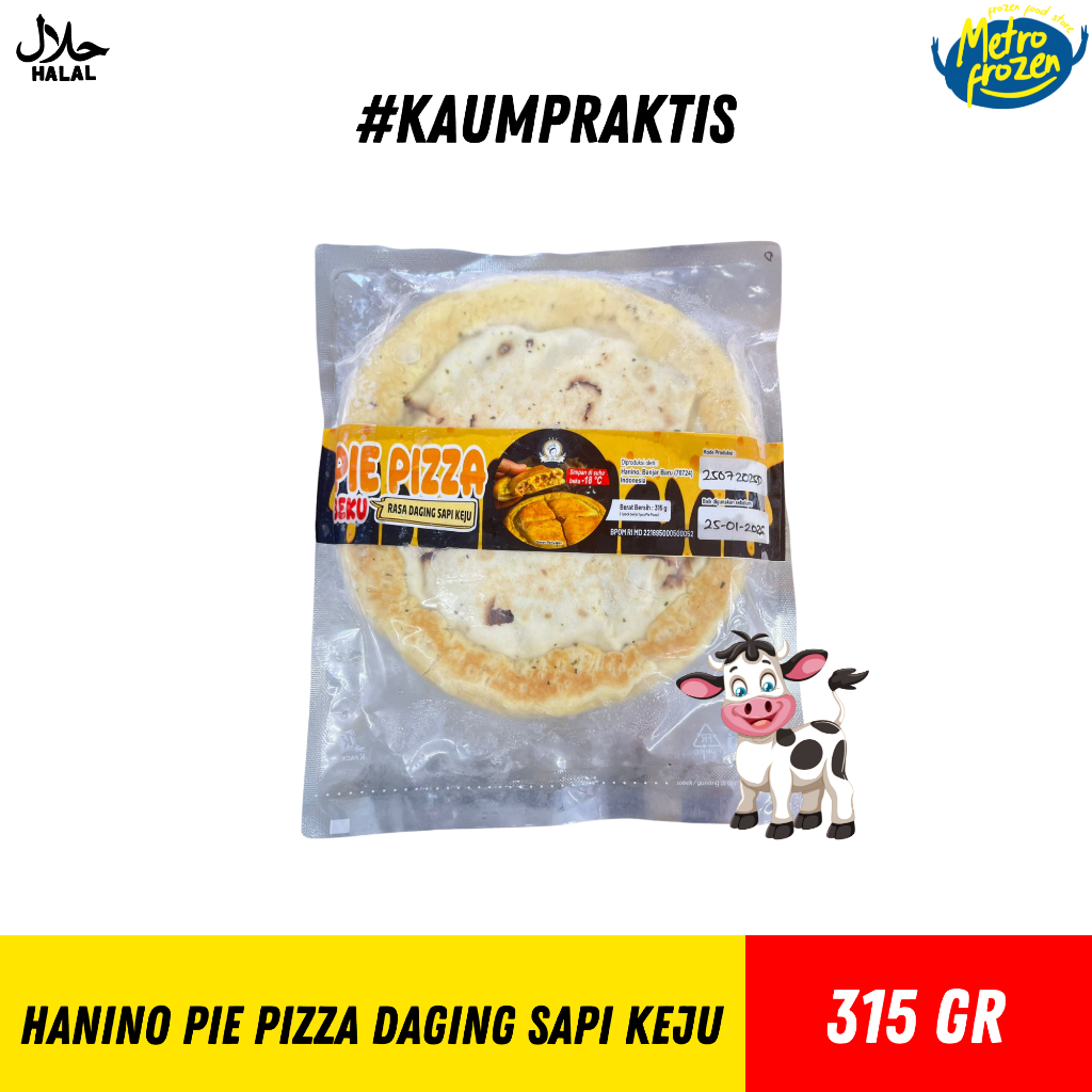 

HANINO Pie Pizza Daging Sapi Keju & Daging Ayam 320gr