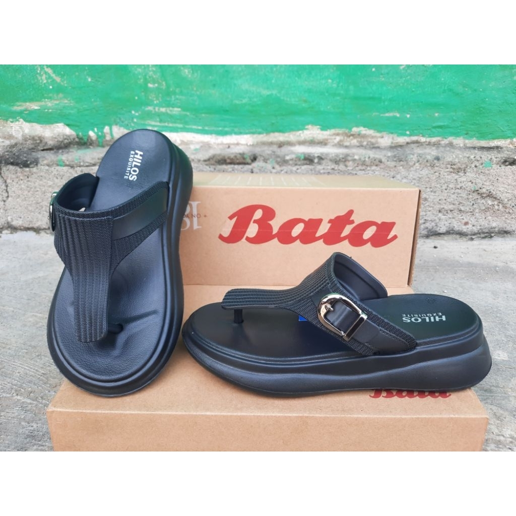 sandal jepit karet wanita hilos exquusite bata original 572