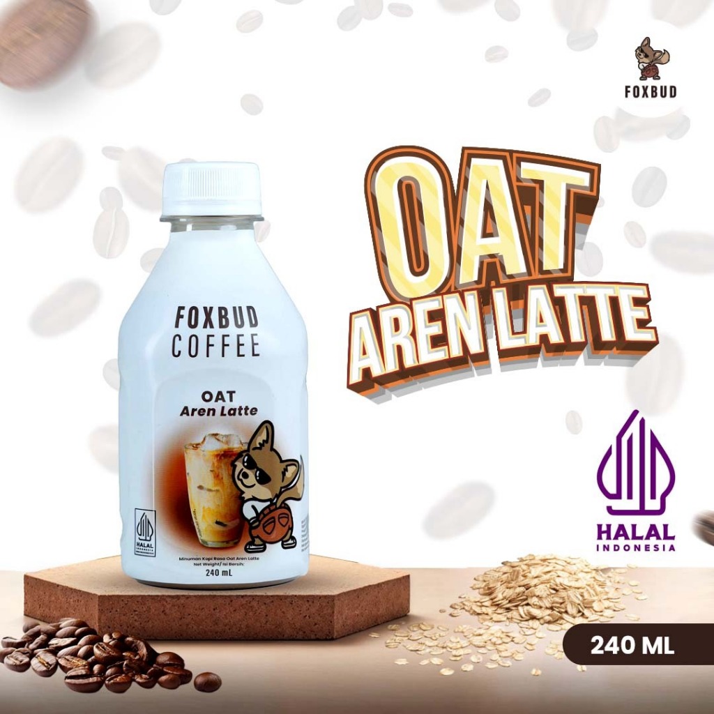 

Foxbud Coffee varian Rasa Oat Aren Latte