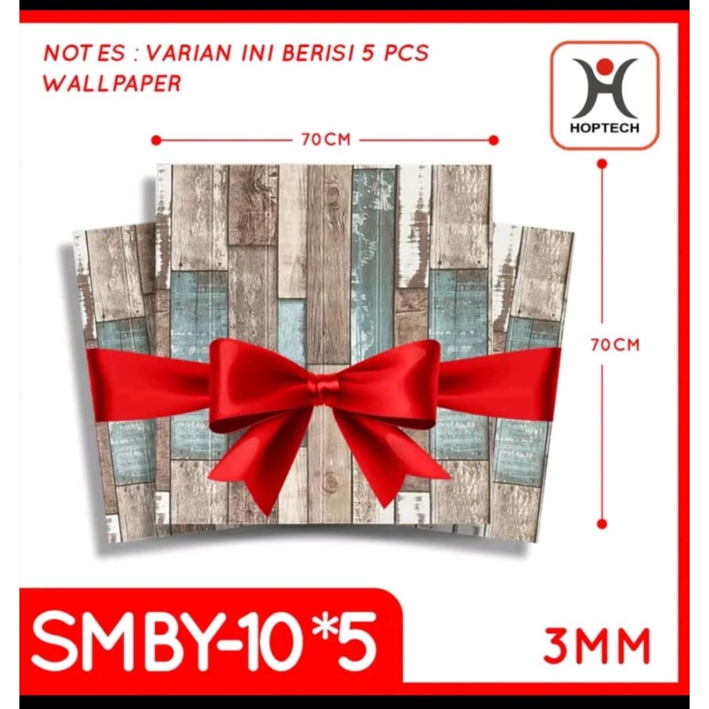 walpaper dinding motif batu alam(10 pcs)