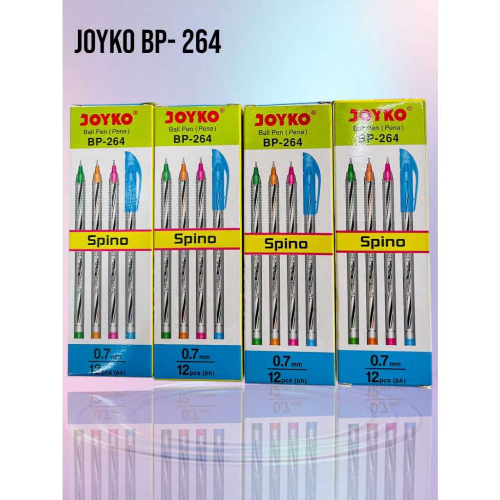

Pulpen / Pen (Ballpoint) Joyko Spino 0.7 mm BP-264 Lusin