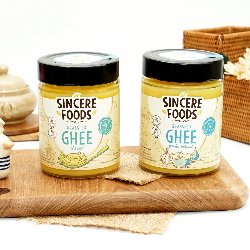

Sincere Foods Grassfed Ghee Garlic Dan Classic 250ml