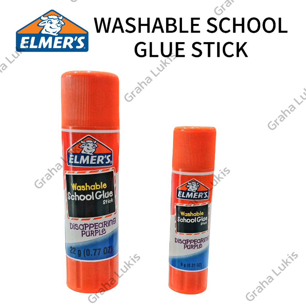 

ELMERS Washable School Glue Stick 6gr/22gr Lem Kertas