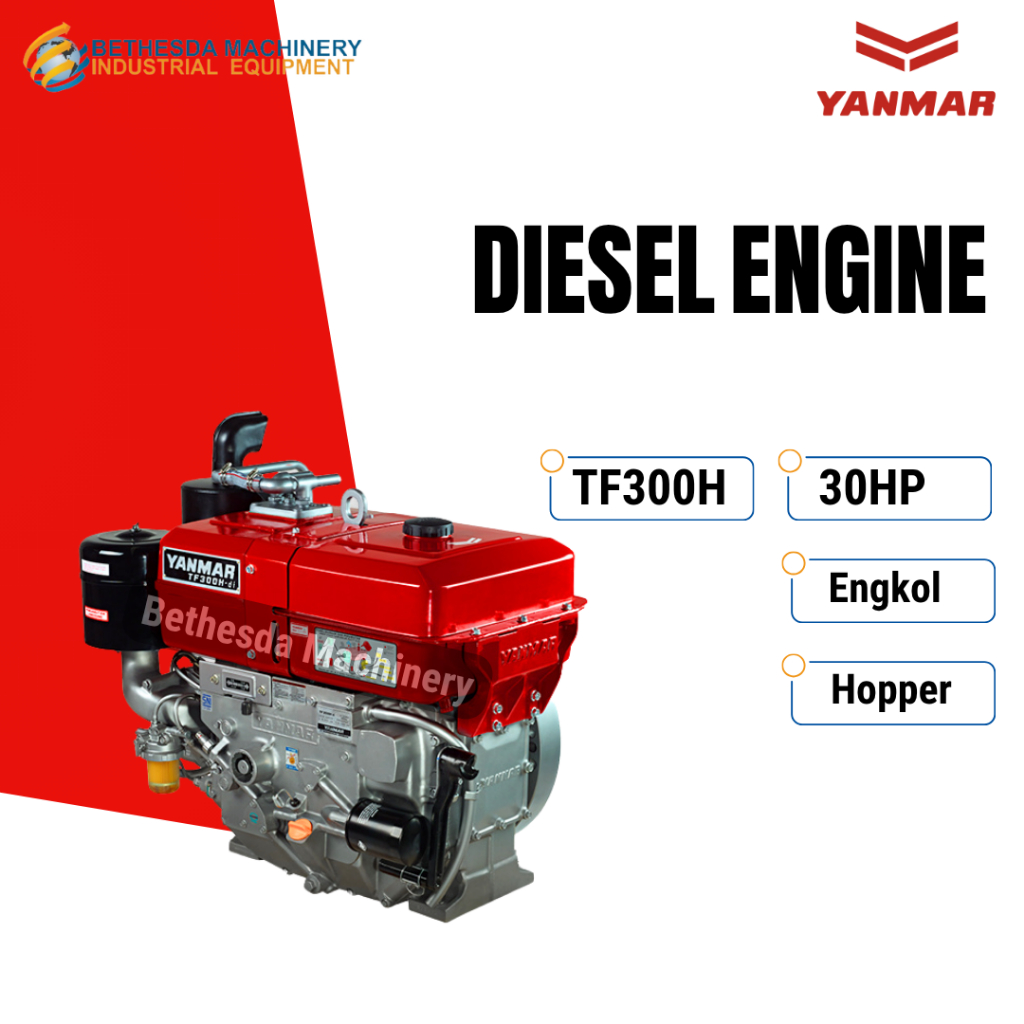 TF 300 H Yanmar Diesel Penggerak 30 HP Hopper Manual - Diesel 30 PK